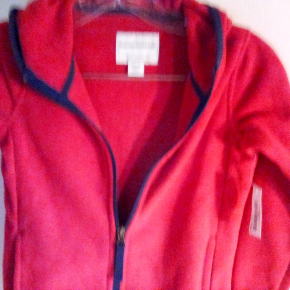 Boys zip up fleece with pockets